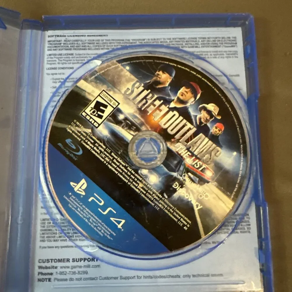Street Outlaws: The List (Sony PlayStation 4 PS4, 2019)